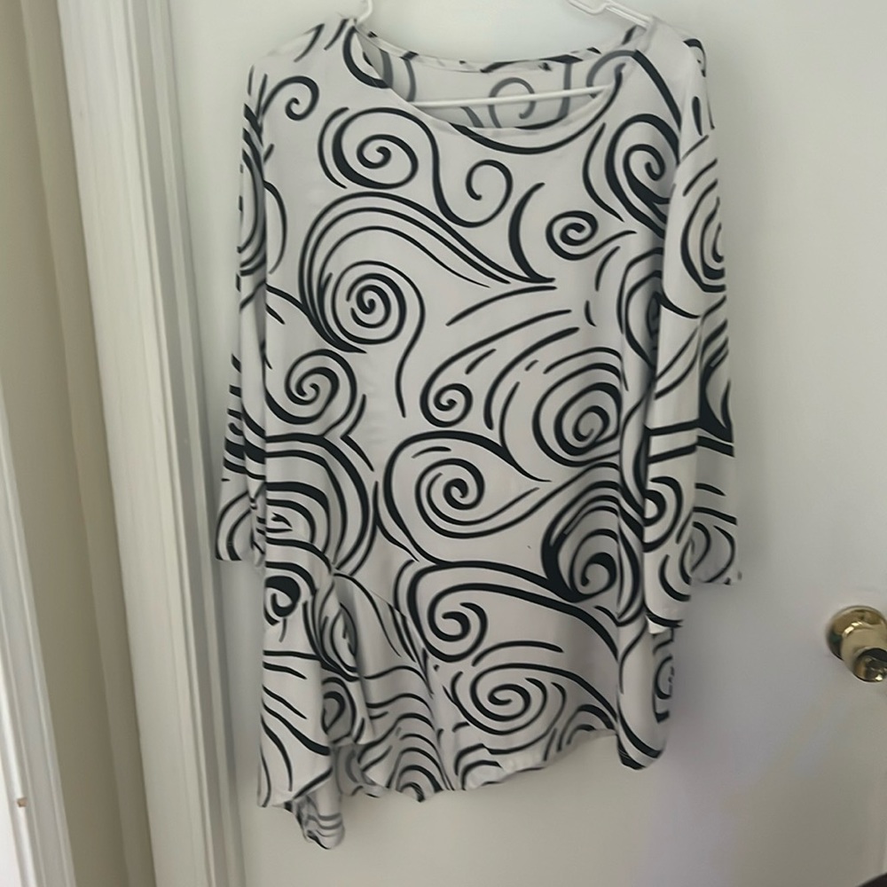 Black and White Tunic
